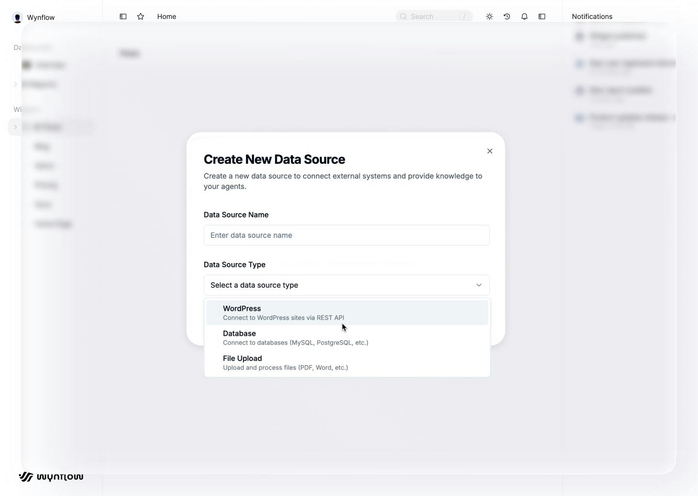 Data Sources Options